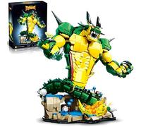 Unativer Star Sacred Dragon Building Blocks Set, 1907 PCS Fantasy Creature Brick Toy Model with Base Display for Adults & Teens, Creative DIY Construction Toy Gift for Anime Fans and Collectors