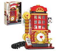Unativer Vintage Telephone Booth Building Blocks Set, 662 PCS Mini Bricks Nostalgic Game Machine Model Toys for Fun & Collecting, Creative DIY Construction Kit for Kids & Adults Aged 6+