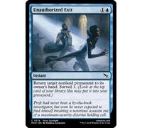 Unauthorized Exit (foil) | Murders at Karlov Manor