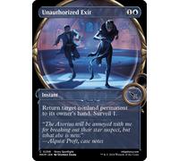 Unauthorized Exit (Showcase foil) | Murders at Karlov Manor