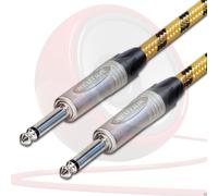 Vintage Guitar Effects Pedal Patch Leads. Neutrik NP2X 1/4 inch Mono Cable