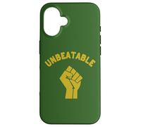 Unbeatable Motivational Body Mind Strong Gym Fitness Boxing Case for iPhone 16