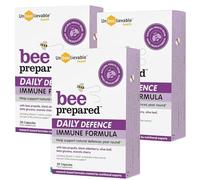 Unbeelievable Health Bee Prepared Daily Defence Immune System Formula - Created by Nutritional Experts - Contains Bee Propolis, Elderberry and More - Immunity Support Supplement - 3 Pack