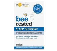 Unbeelievable Health Bee Rested Sleep Support Capsules 20 Capsules