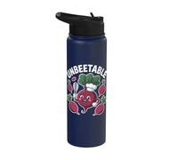 Unbeetable Beetroot Chef Whisking Fun Stainless Steel Insulated Water Bottle