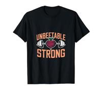 Unbeetable Strong Funny Vegetable Fitness Vegan Athlete Value Graphic T-Shirt, Men, Black, L