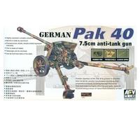 Unbekannt AFV-Club 35071 Model Kit PAK40 Gun 76 mm