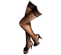 Unbekannt Ballerina Hold-Up Stockings Black Suspender Look - Black - L/XL