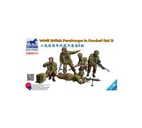 Bronco 1/35 35131 WWII British Paratroops In Combat Set B free shipping