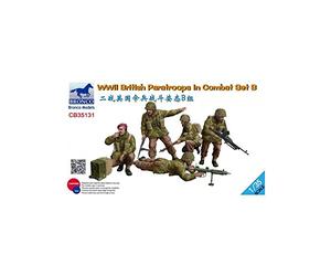 Unbekannt Bronco Models CB35131 Model Assembly Kit WWII British Paratroops in Combat Set B
