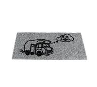 Unbekannt Derby Flock Rug for Motorhomes 25 x 5 cm Grey/Black