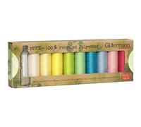 Unbekannt Guterman n100% Recycled Polyester Sew-All Thread 100-10 Pastel Coloured Reels, Multi, One Size