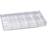 Unbekannt Hipner dowel assortment box (L x W x H) 164 x 31 x 101 mm, number of compartments: 10 fixed dividers, 1 piece.