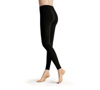Unbekannt Women's Seamless Rollrand Leggings, 90 Denier, Black 0005, L-XL