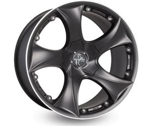 Unbekannt - KT9 10jx22 5/112 ET50 66.6 Matte Black Lip Pol