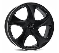 Unbekannt - KT9 10jx22 5/120 Et40 72.6 Matte Black Lip Pol