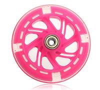 Unbekannt LED Flash Light Up Wheels For Scooter Inline Skates 120mm (Pink)