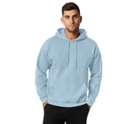 Unbekannt Men's Hooded Long Sleeve Hoodie blue light blue Large