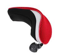 Unbekannt Replacement Golf Club Hybrid Rescue Headcover Head Protection Cover with No. Tag (Red)