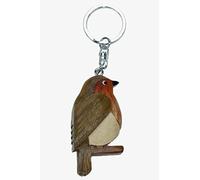Unbekannt Robin Keyring Wooden and Metal Garden Bird