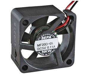 Unbekannt SEPA MF20C05L Axial Fan 5 V/DC 1.3 m³/h (L x W x H) 20 x 20 x 8 mm