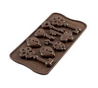 Unbekannt SILIKOMART - SCG33 CHOCO KEYS - Silicone mould 34x84 h 14 mm