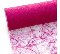 Unbekannt SIZOWEB® Non-Woven Original Table Runner Fuchsia Pink for Weddings 25 m x 20 cm