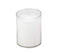 Unbekannt Tea Lights Large Candles Refill Tea Light Insert Extra Long Burning Time up to 24 Hours Tea Light XXL Candle Refill High (Transparent)