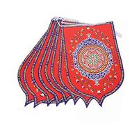 Unbekannt Tuoservo 8Pcs/Set Ramadan Flag Islamic Arabic Bunting Flags Eid Mubarak Party Decorations Banner