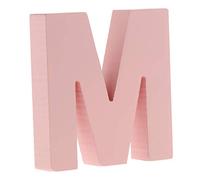 Unbekannt Wooden 26 Alphabet Letters Marquee Letters Wall Door Hanging Sign A-Z for Kids Room Nursery Room Decorations Pink (M)