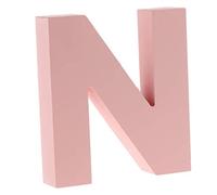 Unbekannt Wooden 26 Alphabet Letters Marquee Letters Wall Door Hanging Sign A-Z for Kids Room Nursery Room Decorations Pink (N)