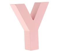 Unbekannt Wooden 26 Alphabet Letters Marquee Letters Wall Door Hanging Sign A-Z for Kids Room Nursery Room Decorations Pink (Y)