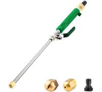 Unbelievable Washer Unbelievablewasher Universal Garden Hose Pressure Washer Attachment,High Pressure Hose Nozzle for Garden Hose, Jet Nozzle 2-in-1 High Pressure Power Washer (Green)