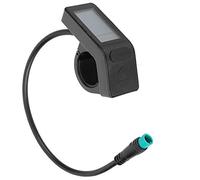 Unbilkdas Bicycle Conversion LCD4 Instrument, Bike LCD Display, Waterproof Connector with Travel Time Speed Distance Display, 6Km/h Boosting Function for 24V 36V 48V Lithium Battery E Bike