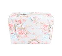 Unbilkdas Rose Printed Pencil Case, Multi Layer Zipper Pen Holder with 252 Slots, Large Capacity PU Leather Storage Pocket for School Office Art Students, Portable and Space Saving Design (Midi Rose)