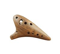 UNbit 12 Holes Retro AF Ocarina Alto F Tone Scrub Flute Musical Instrument for Professional Playing Student School Flute