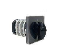 UNbit 3 Position Rotary Cam Switch 3 Phase Changeover Switch LW31-32A 3 Poles Manual Transfer Selector On-Off-on 12-32D0723.3