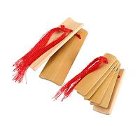 UNbit Bamboo Allegro,clapper, Clapper,percussion instrument,1 Pair Chinese Kuaiban Clapper Bamboo Castanets Traditional Allegro Instrument Hand Percussion Instrument for Festival Performance Prop Ratt