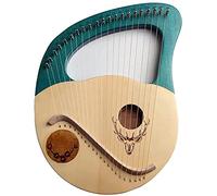 UNbit Hand Made Lap Harp, Lyre Harp 21 Metal Harp Instruments For Beginner,Music Instruments Lyre Wooden Mahogany Harp Greek Violin Piano Best Gift For Music Lovers Kids Adult Harp