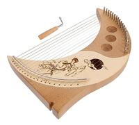 UNbit Lyre Harp 19 String Lyre Harp Base with Change Flying on The Moon Unique Model Portable Harp String Adult Musical Musical Instrument Harp