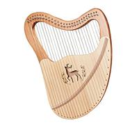 UNbit Lyre Set Music Harp Small 21 24 27 Strings Solid Wood Mahogany Portable Instrument Gift Lyre ?Harp for Beginners Harp