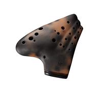 UNbit Ocarina Three Tubes AC Alto C Tuning 3 Tube Carburizing Smoked Professional Playing Retro Ocarina Musical Instrument Flute