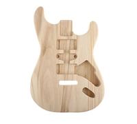 UNbit Solid Sycamore Wood Guitar Body Unfinished for ST Guitar DIY Material Tool Electric Guitar Body Replacement Parts Guitar Builder Kit Guitar