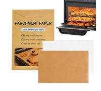 Unbleached Baking Paper Pack of 200 Non-Stick Grease Density | Sandwich Wrapping Paper for Bread, Cupcakes, Cookies, Pizza, Steamer, Hot Air Fryers, Micro 30 x 40 cm