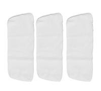 Unbleached Castor Oil Pack, 3pcs DE Velvet Fabric Wrap Reusable Castor Oil Pads for Heat Compress