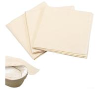 Unbleached Cotton Bread Dough Proofing Cloth, Natural Fermentation Mat for Sourdough Baking, Breathable Non-Stick Liner for Loaf Pans & Trays(D)