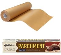 Unbleached Parchment Paper Roll for Baking, 13 in x 242 Ft, 249 Sq.Ft, Baklicious Non-Stick Baking Parchment Paper for Baking, Cookies, Bread, Oven, Air Fryer, Steamer, Baking Paper