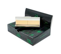 Unbleached Slim King Size XL Rolling Papers with Filter Tips | Jeffriz | Extra Long 130mm | Natural Brown Ultra Thin Slow Burning Paper | 28 Packs of 32 Sheets + Cardboard Filter Tips | Natural Gum