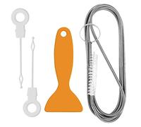 Unblocker Tool 4Pcs Cleaning Tool Fridge Hole Cleaning Tool Long Pipe Cleaner Fridge Cleaner for Home Kitchen Drain Pipe