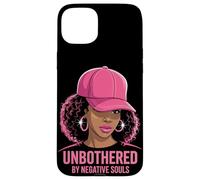 Unbothered African American Afro Queen Cap Sassy Black Woman Case for iPhone 15 Plus